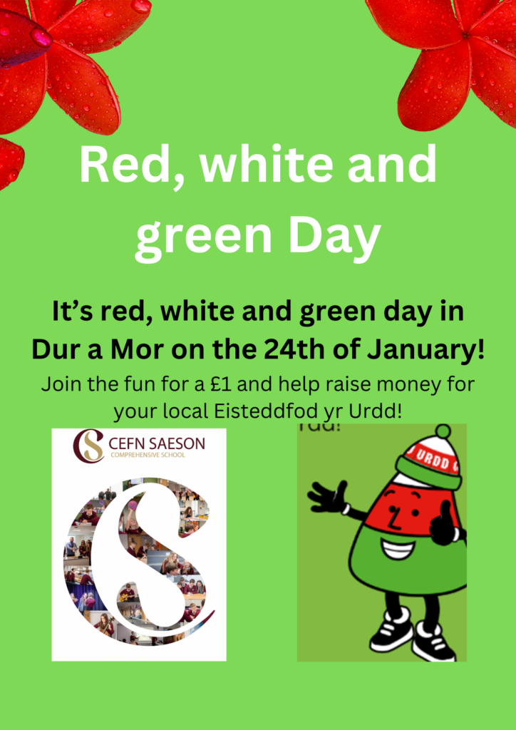 RED, WHITE AND GREEN DAY!